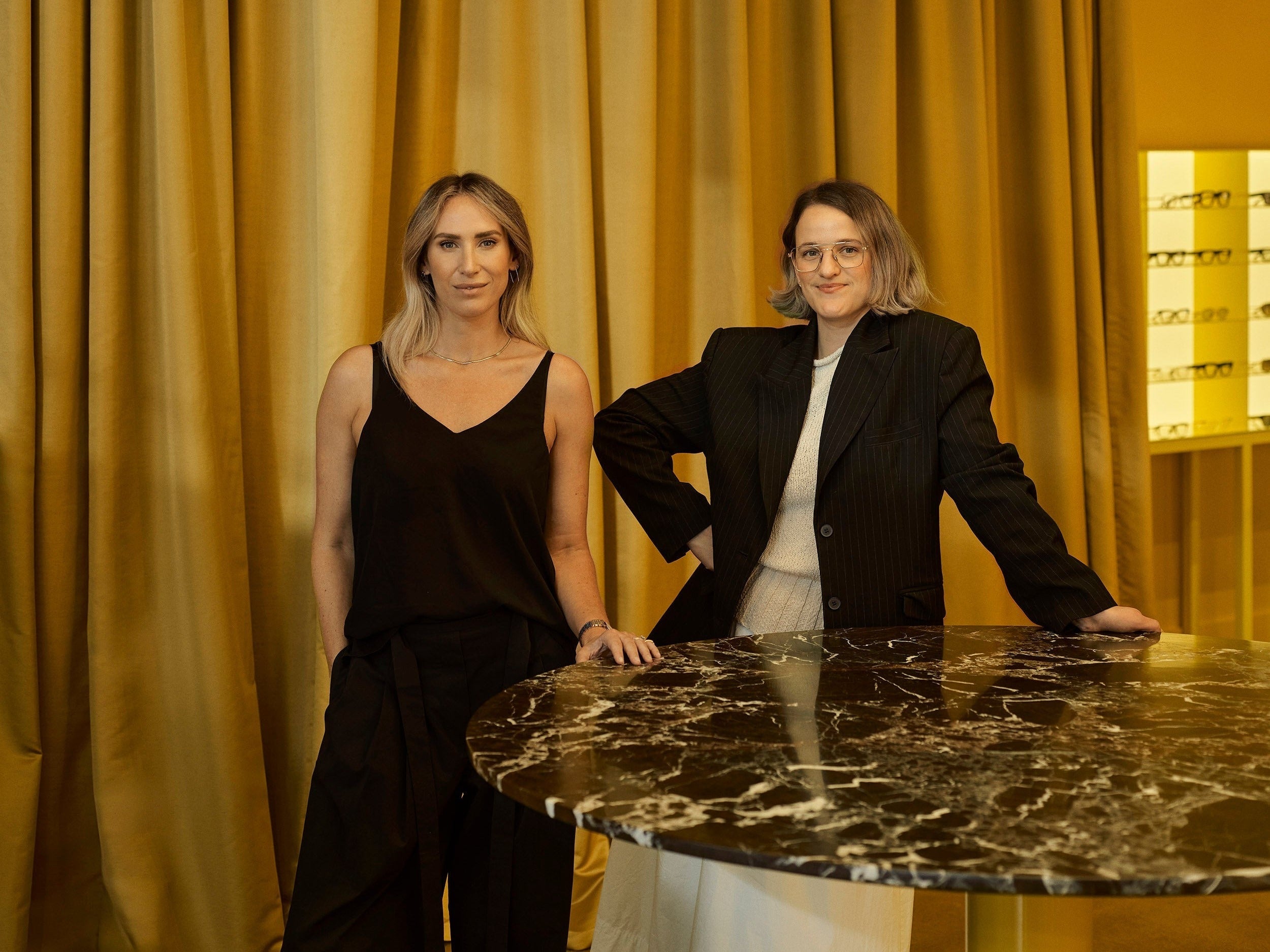Dr Natalie Boffa and Emma Buckley at Six Six, 112 Little Collins Street